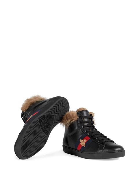 gucci stiefel mit fell|GUCCI Sneaker online bestellen .